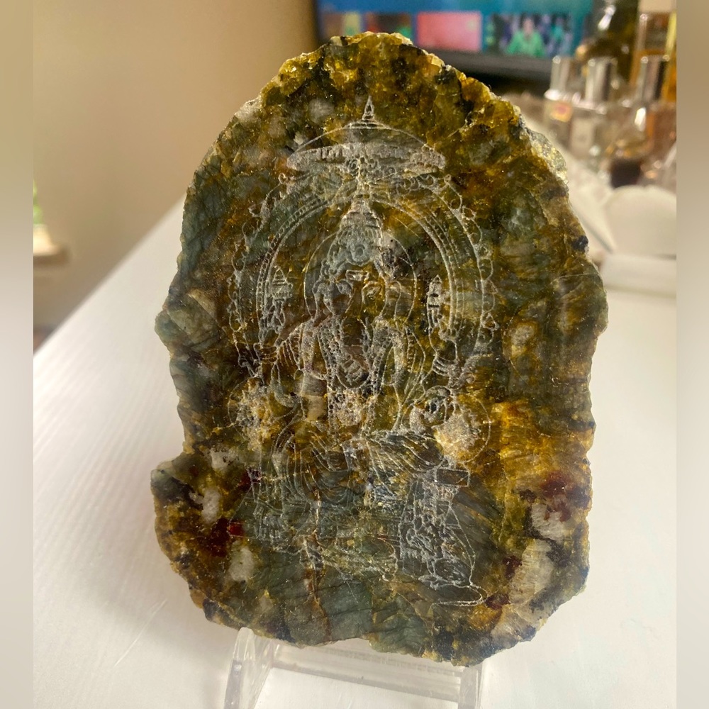 Ganesha crystal sculpture